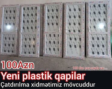 ağ kərpic: *Sada* Plastik qapilar yenidir hazır 100den çox sayda var 1 ədədi 100