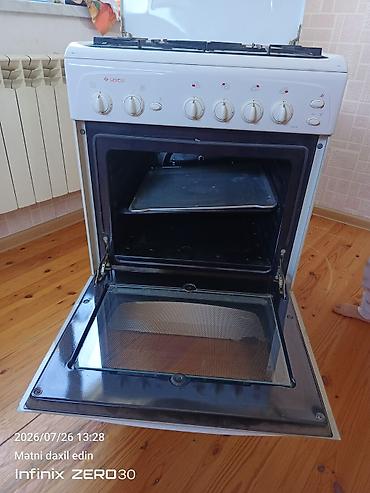 elektrik plite: Gefest qaz sobası və plitə - 4 qaz ocağı: fərqli ölçülü alovlar — 3