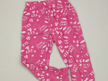 spodnie dresowe rozowe: Spodnie dresowe, 5-6 lat, 116, stan - Dobry