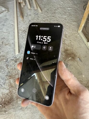 Samsung Galaxy A55, 128 GB, rəng - Bənövşəyi, Barmaq izi