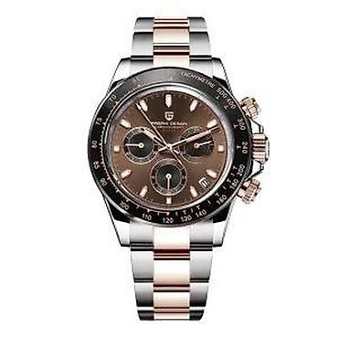 Ručni satovi: PAGANI DESIGN PD-1644 Sport - 40mm -Cokolada- Rolex Daytona Potpuno — 14