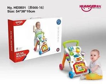 deciji tableti: HUANGER Music Walker – muzički guralica centar za rani razvoj (model — 6