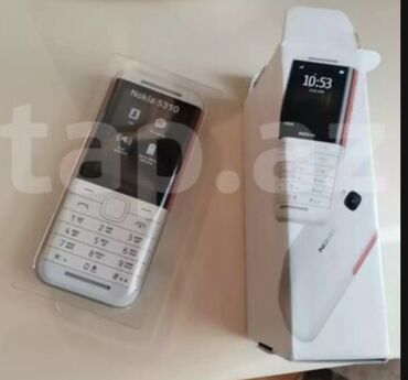 almaq üçün nokia 515: Nokia 5310, rəng - Ağ, Düyməli