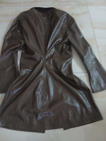 rumenilo max factor: Kožna jakna Zara, S, bоја - Braon — 3