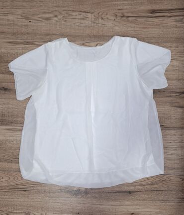 zenski komplet prsluk i pantalone: 2XL (EU 44), Jednobojni, bоја - Bela