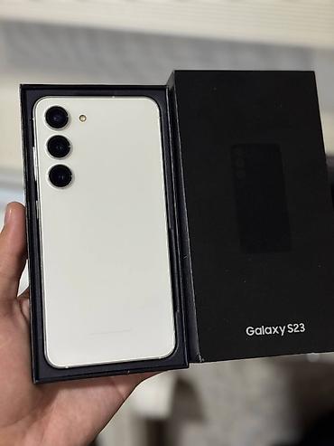 Samsung Galaxy S23, Б/у, 256 ГБ, цвет - Белый