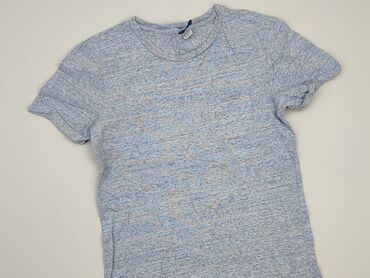 błękitny t shirty damskie: T-shirt, H&M, S, stan - Dobry