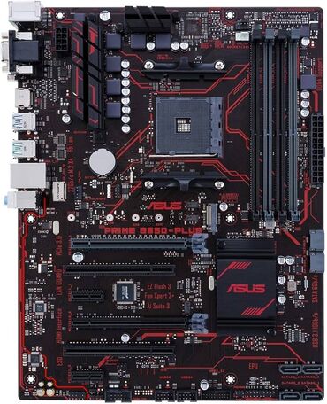 Видеокарты: Материнская плата, Б/у, Asus, AM4, ATX, Для ПК