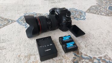 продам фотоаппарат canon: Фотоаппарат жакшы абалда. Объектив 24-105. 2-версия. 2 батарейка. 1