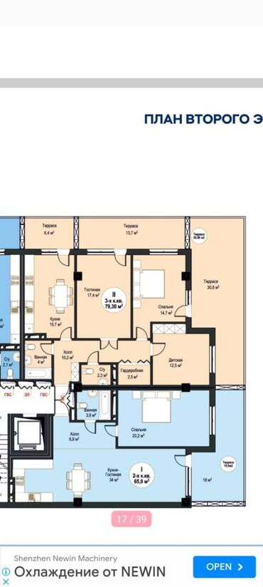 аренда квартиры частный дом: 3 комнаты, 80 м², Элитка, 2 этаж, ПСО (под самоотделку)