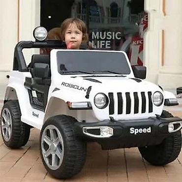 Sve za decu: Električni dečji džip – beli off-road model sa 2 sedišta - — 9
