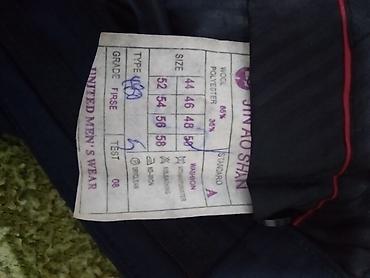 kalson geyim: Kişi kostyumu – JINAOSHAN - Rəng: tünd göy (navy) - Ölçü: 50 - Parça — 4