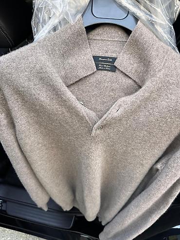 kaşmir: Sviter, Massimo Dutti, M, rəng - Qəhvəyi — 2