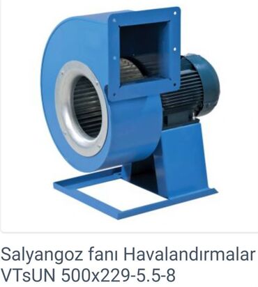 havalandırma sistemleri satışı: Salyangoz Mator Fanı Havalandırma VTsun 500×229-5.5-8 Restaranda