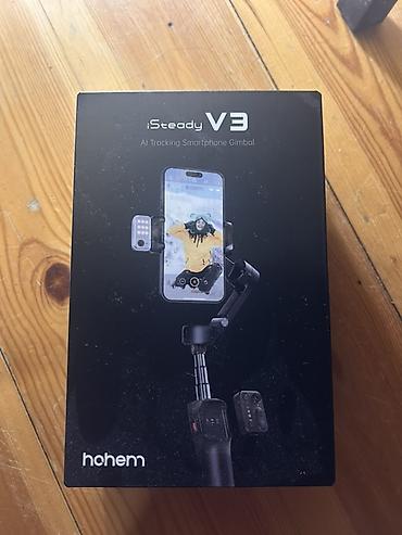 noutbuk ucun cantalar: Hohem iSteady V3 – AI izləmə funksiyalı smartfon stabilizatoru Matoru — 1