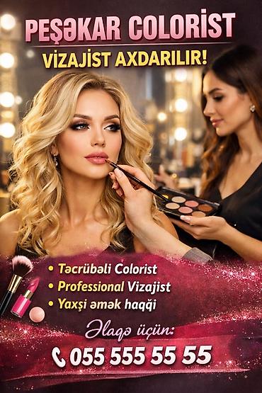 daye iş: Vizajist tələb olunur, Yerin icarəsi, 6 ildən artıq təcrübə — 1