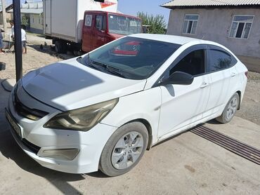 авто под выкуп без первоначального взноса бишкек: Белый седан Hyundai Accent с элегантным силуэтом и четырьмя дверьми