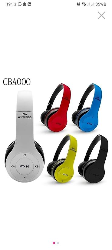 Səsgücləndiricilər, qulaqlıqlar və mikrofonlar: Məhsul: P47 Wireless qulaqcıq - Bağlantı: Bluetooth (4.1+EDR yazısı — 3