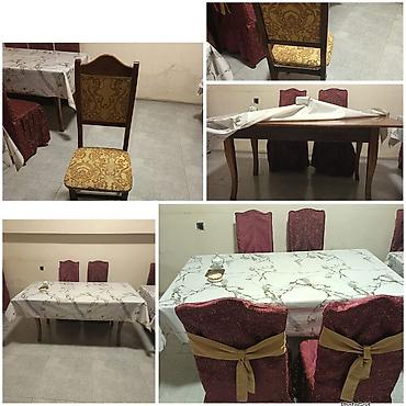 dönər stolu: Endirim‼️Kafe,restoran, cay evi uchun masa desti 4oturacaqla birlikde — 1