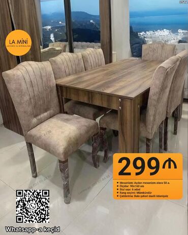 стол для балкона: Для гостиной, Раскладной, Прямоугольный стол, 6 стульев