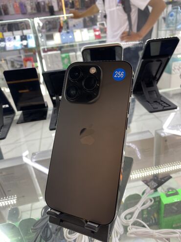 купить бу телевизор в бишкеке: IPhone 14 Pro, Колдонулган, 256 ГБ, Deep Purple, Коргоочу айнек, Каптама, Бөлүп төлөө менен, 95 %