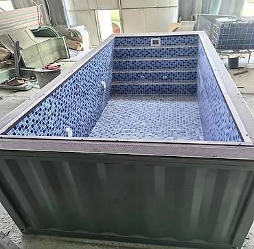 sta su baseni: Konteyner hovuzlar fiber hovuzlar sifarişlə hazırlanır ölçü seçimi — 1