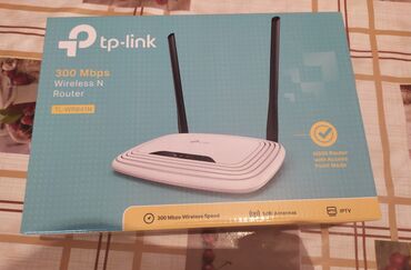 tenda wifi com: Wi-fi TL-WR841N 300 Mbps sürəti əhatə edir. Təzədir. Evlər və ofislər