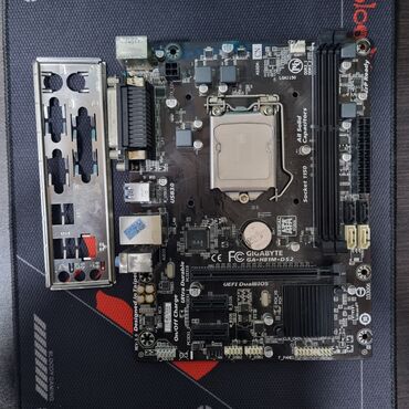 Материнские платы: Материнская плата, Б/у, Gigabyte, LGA1150, Micro-ATX, Для ПК — 2