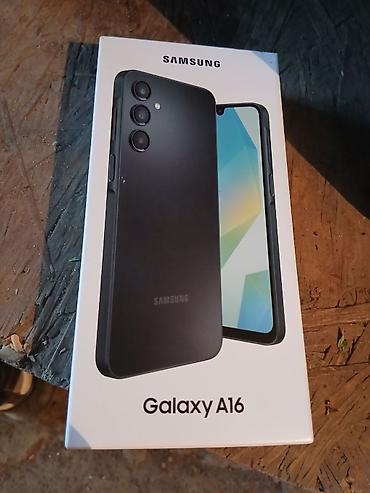 Samsung Galaxy A16, Новый, 128 ГБ, цвет - Черный, 1 SIM, 2 SIM