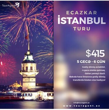bakıda otel qiymətləri: Ecazkar 3*- 4* hotel Istanbul Yeni il turu ☃️ "TourAgent Travel" size