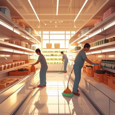 станок для печати: Уборка помещений, | Генеральная уборка, | Кафе, магазины