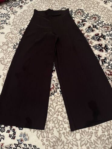 чёрные брюки: Классические, Средняя талия, Made in KG, 2XL (EU 44), 3XL (EU 46)