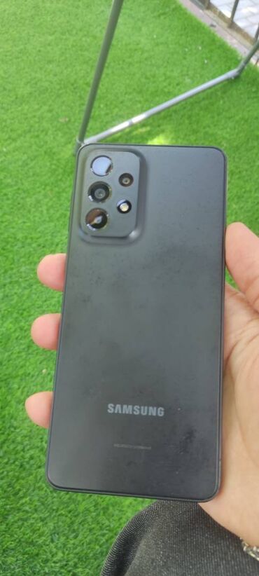 Samsung: Samsung Galaxy A33 5G, 128 GB, rəng - Qara, Düyməli, Barmaq izi, Face ID