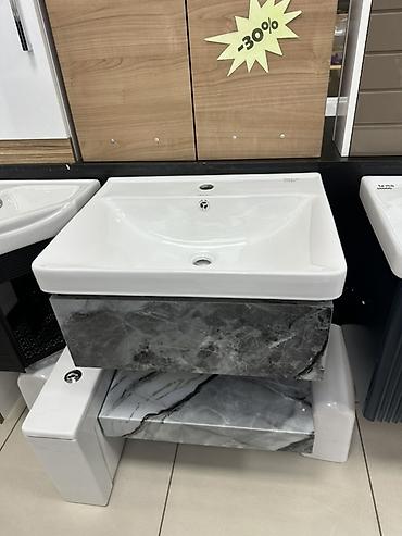 silver kitchen: Раковина с тумбой для ванной, модель 2506 FZ-60 - Тип: умывальник — 1