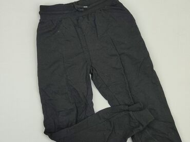 jeansowe czarne spodenki: Sweatpants, Destination, 10 years, 134/140, condition - Fair