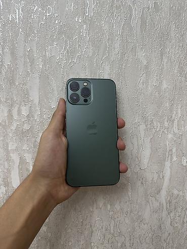 iphone e: IPhone 13 Pro Max, Б/у, 512 ГБ, Зеленый, 77 % — 1