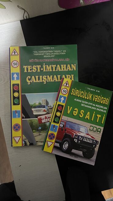 Digər kitablar və jurnallar: Prava/sürücülük vəsiqəsi almağa hazırlaşanlar üçün təzə kimidir. ikisi