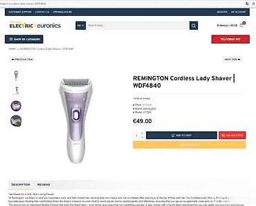 Električni brijači: REMINGTON Cordless Lady Shaver WDF4840 Bežični ženski brijač — 1