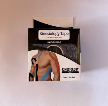Qoruyucu plyonka və şüşələr: KİNESİOLOGY TAPE İdmaçilar üçün tape, iki rəng mövcüddur (göy, qara)