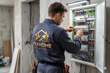 Elektrik işləri: FixHome elektrik xidmətləri Elektrik işlərini sıfırdan və “pod açar” — 1