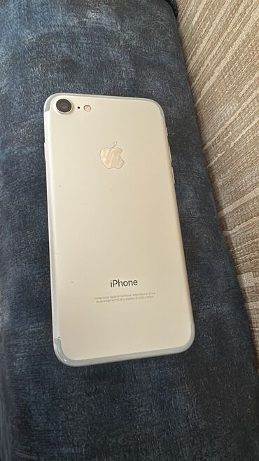 iphone xr azerbaycan: IPhone 7, 128 GB, Matte Silver, Barmaq izi