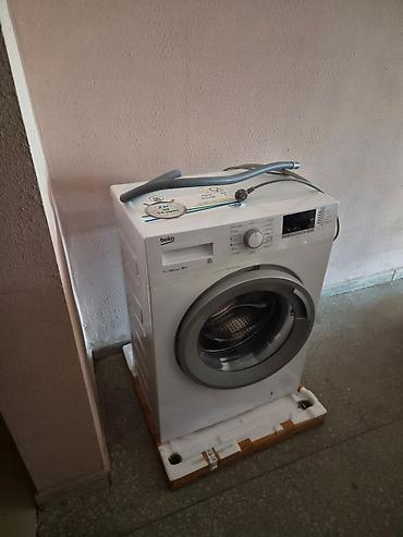 Техника и электроника: Стиральная машина Beko, 6 кг, Б/у, Автомат, Без сушки, Нет кредита, Самовывоз — 1