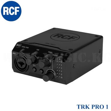 студийная звуковая карта: Звуковая карта RCF TRK PRO 1 Профессиональный USB-аудиоинтерфейс RCF