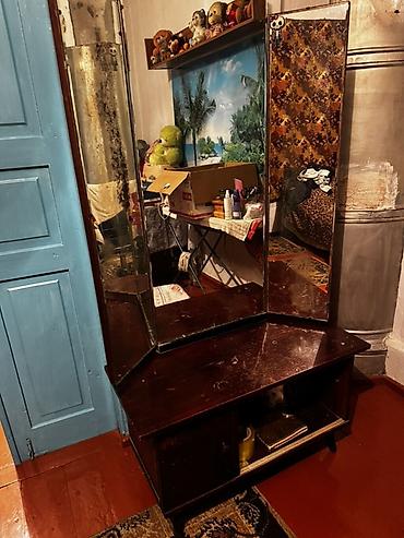 study table: Угловой трельяж с тройным зеркалом - Конструкция: угловая тумба с — 1