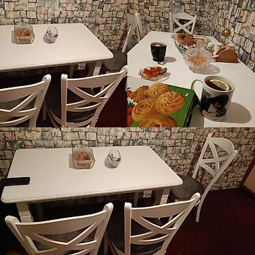 Ev və bağ: Mətbəx üçün, Yeni, Açılmayan, Dördbucaq masa, 4 stul — 2