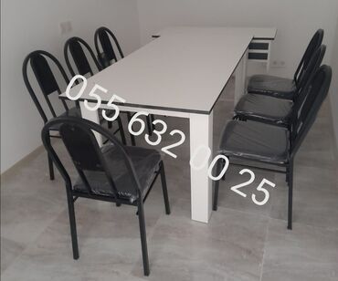Bağ, çöl masa və oturacaq dəstləri: Yeni, Kvadrat masa, 4 stul, Açılmayan, Azərbaycan — 29