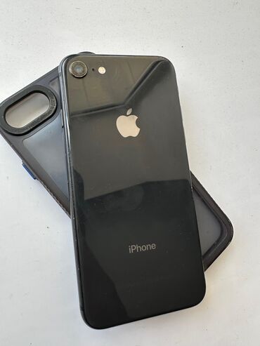 телефон редми нот 10: IPhone 8, Б/у, 64 ГБ, Black Titanium, Чехол, 76 %