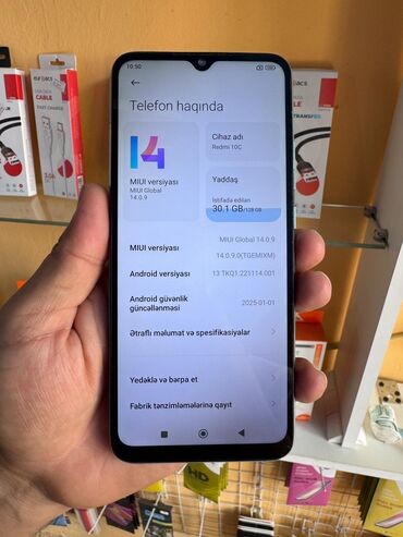 redmi note 10 s irşad: Redmi 10 C 64 Gb ideal iwleyir donma qura yoxdu super veziyyetdede