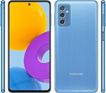 irshad telecom telefonlar: Samsung Galaxy M52 5G, цвет - Синий, Отпечаток пальца