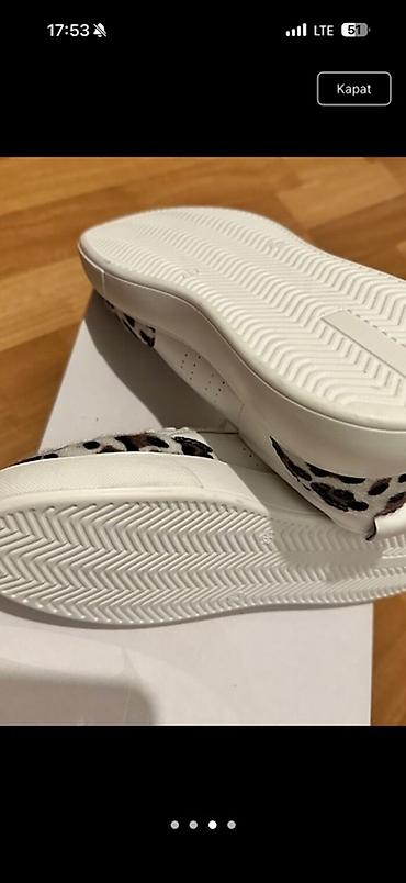 trap star: Белые кроссовки с контрастными вставками. - Верх: гладкая кожа с — 3